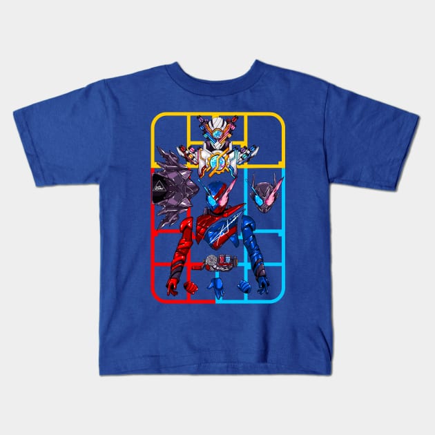 Build The Build Up Kids T-Shirt by Hamimohsin